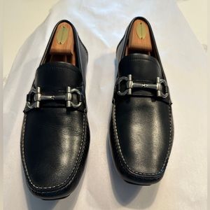 Men’s Black Salvatore Ferragamo Parigi Driver (8.5 D) - Great Condition
